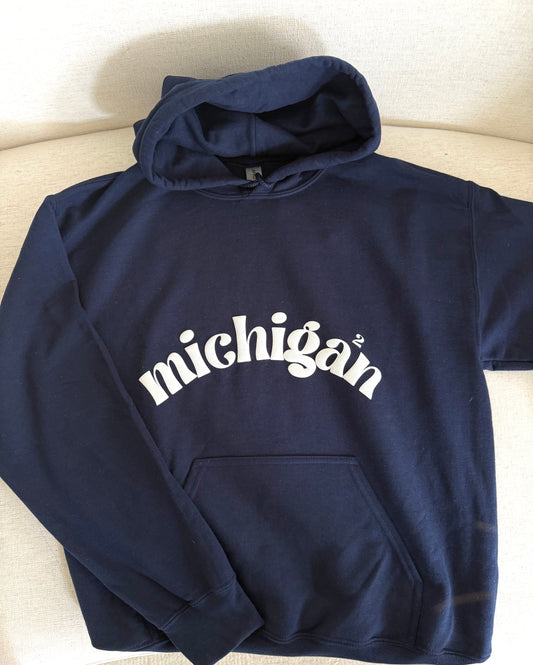 Custom Puff Paint College Arch Sweatshirt