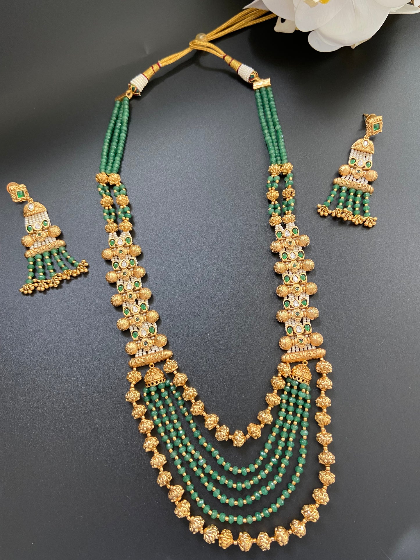 Green Necklace Set