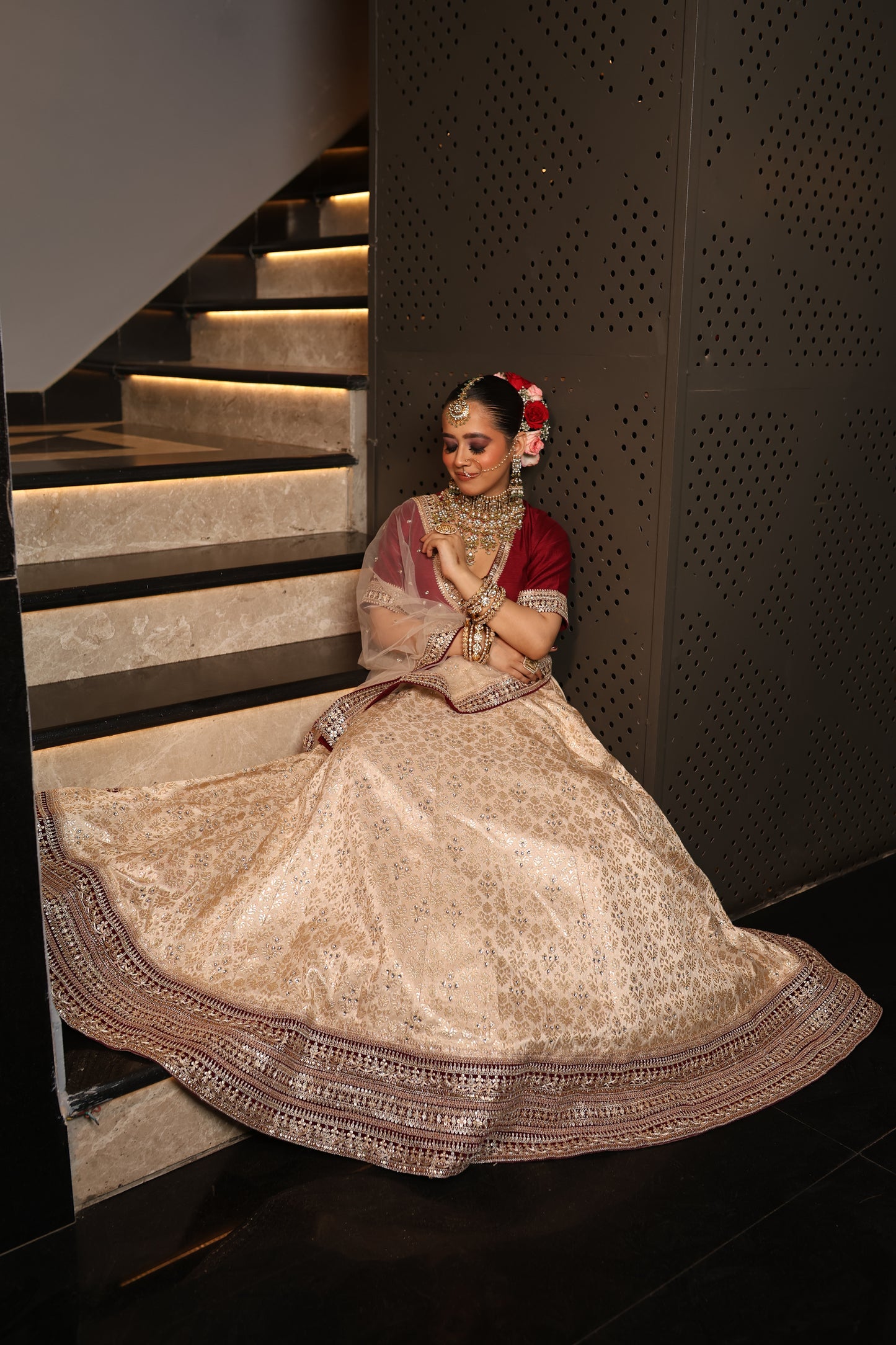 Maroon Mist Lehenga