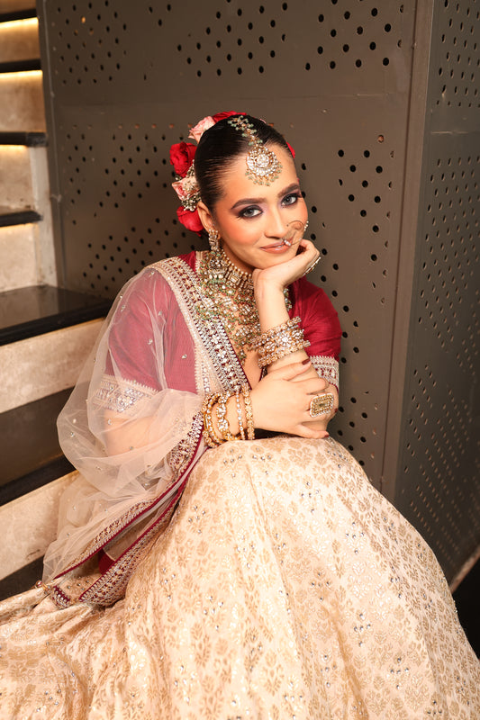 Maroon Mist Lehenga