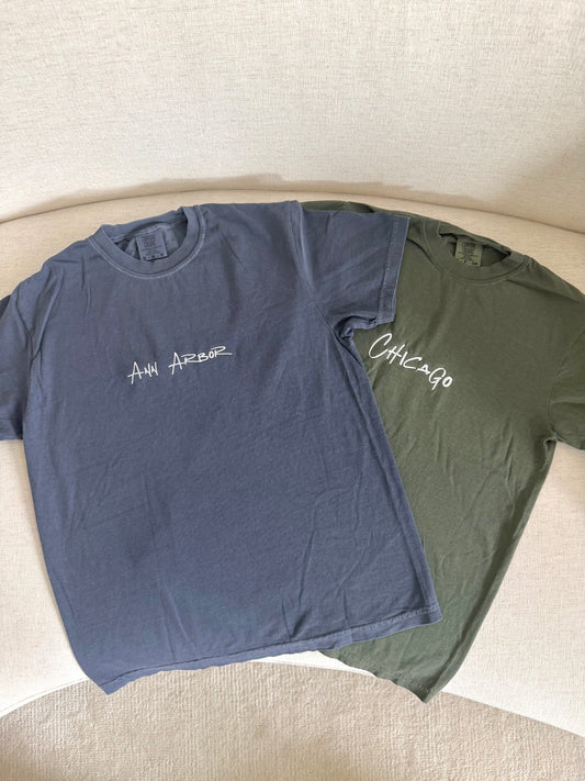 Custom Embroidered T-Shirt