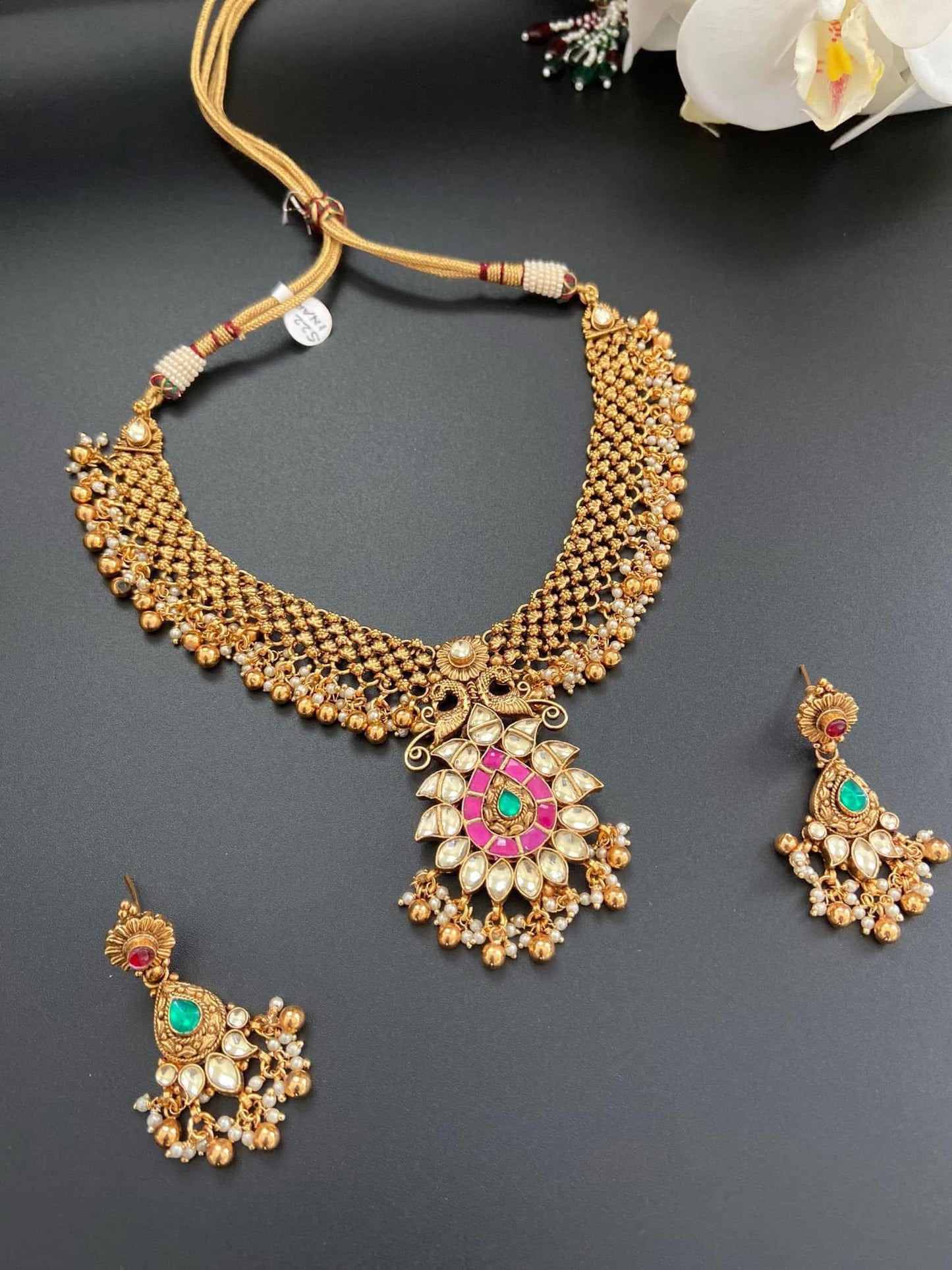 Regal Pink Necklace Set