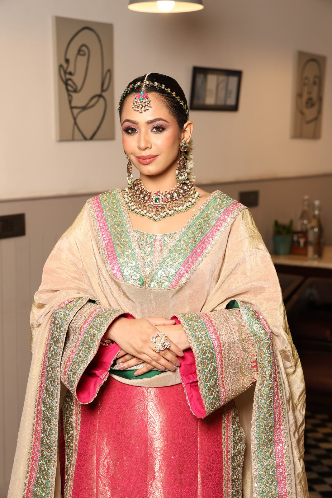 Blush Sharara Set