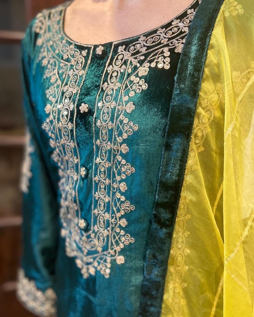 Velvet Salwar suit