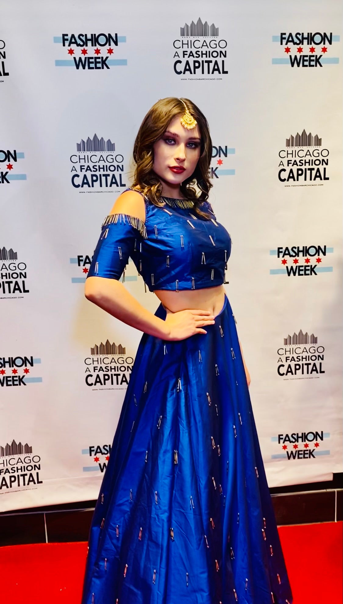 Royal Blue Lehenga