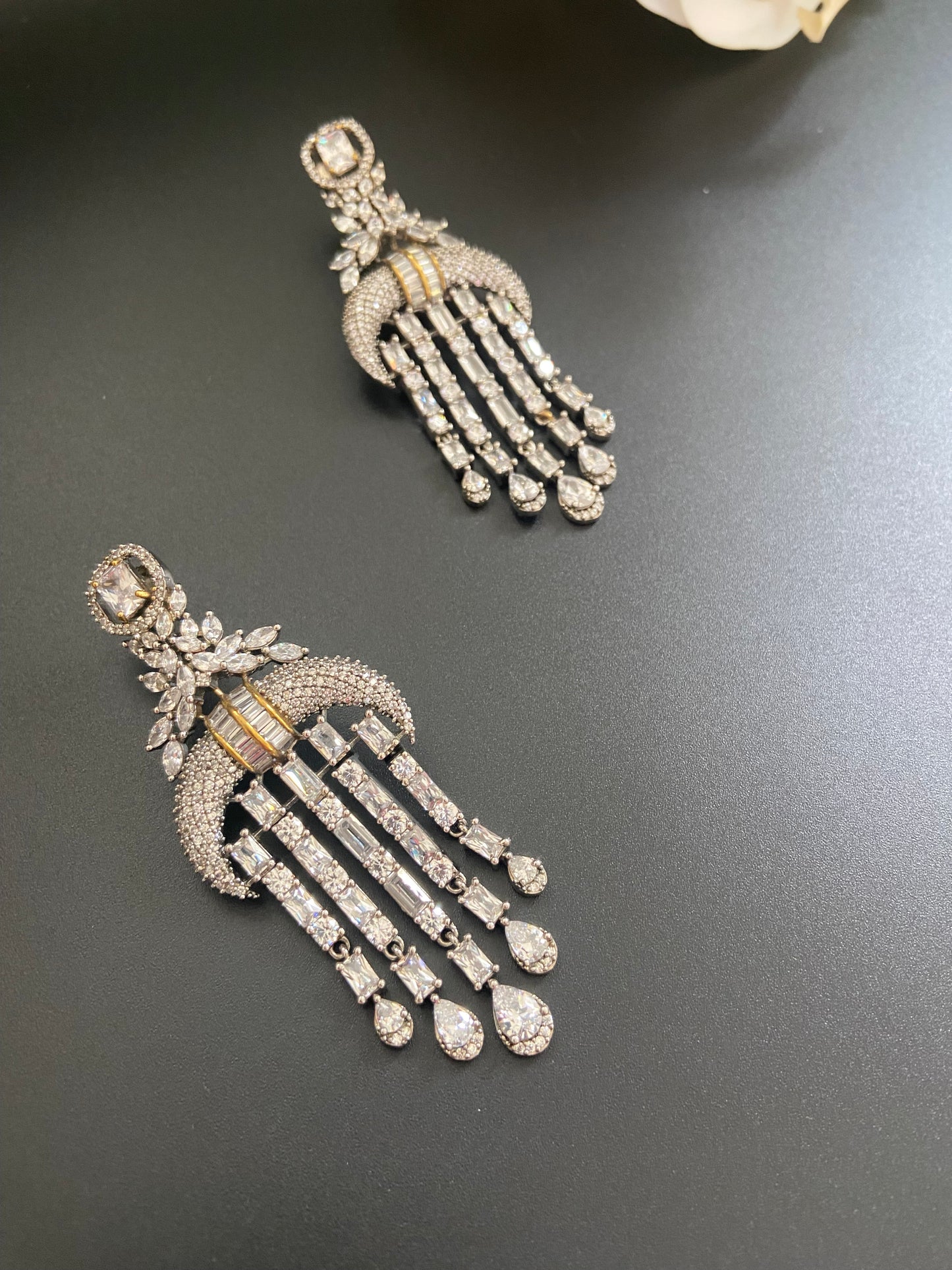 Victorian Crescent Earrings