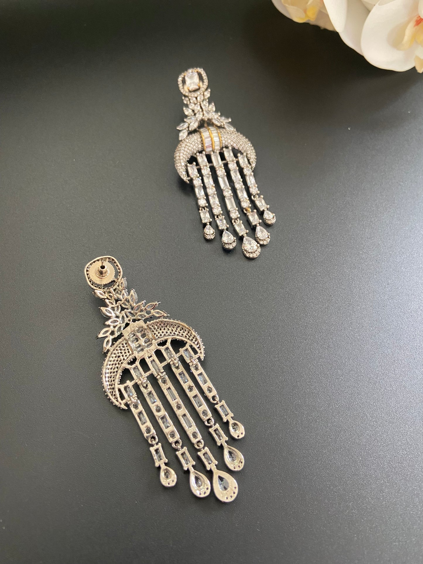 Victorian Crescent Earrings