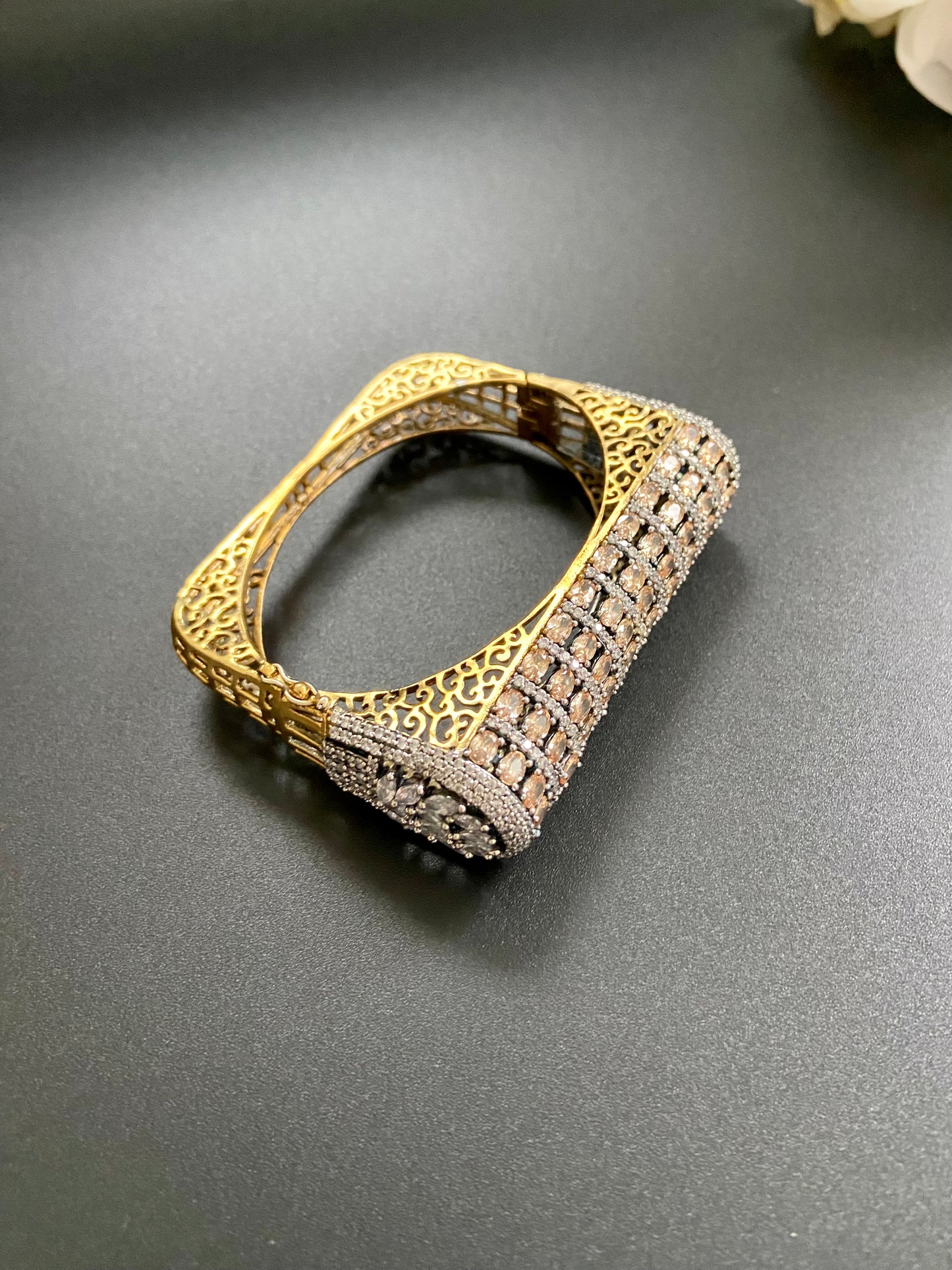 Victorian Square Bangle