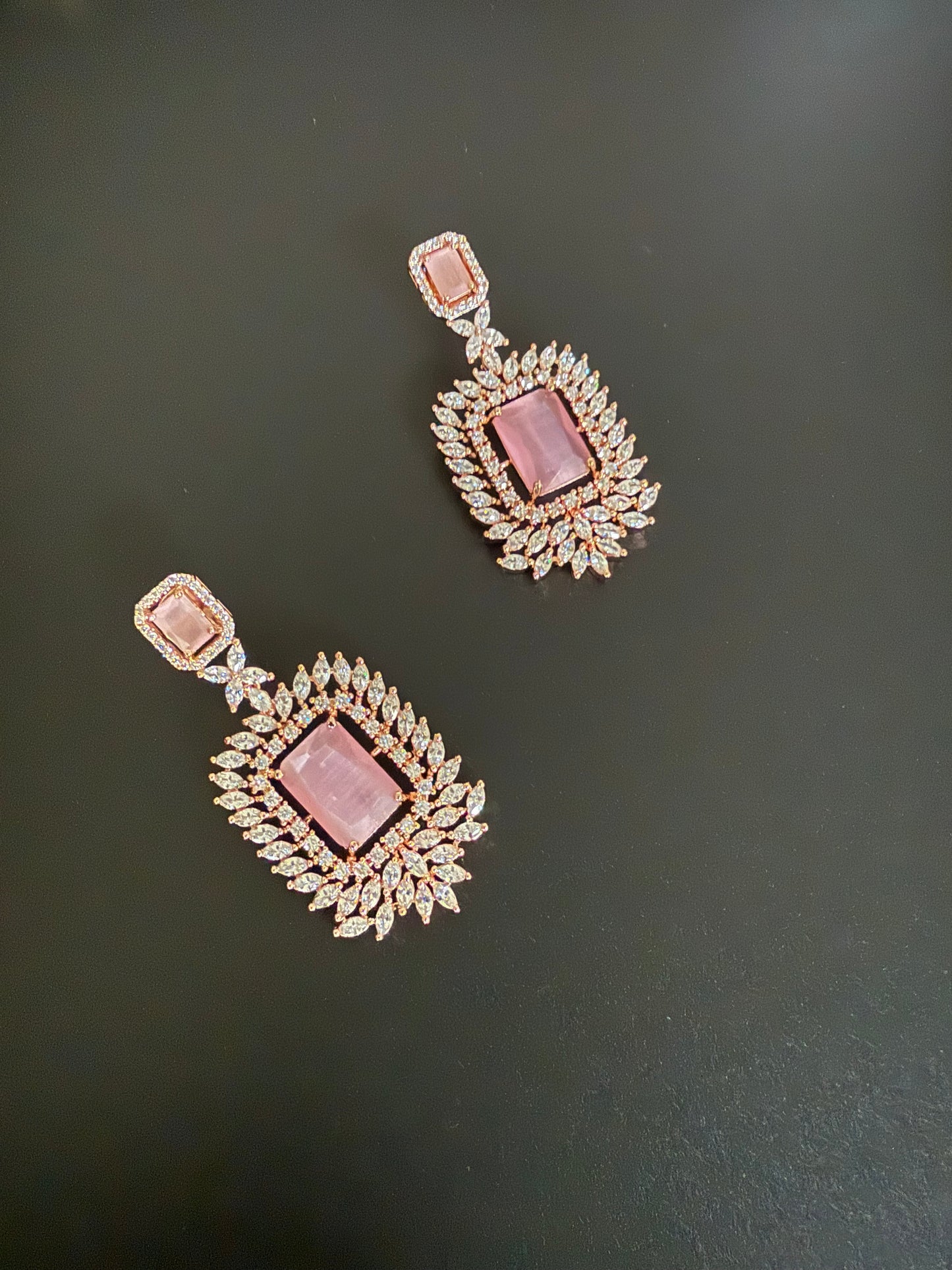 Rose Gold Layered Necklace Set