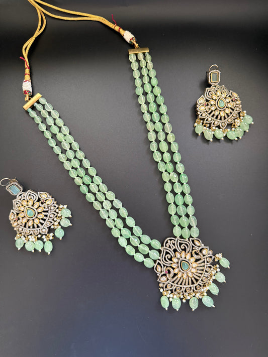 Sea Green Necklace Set