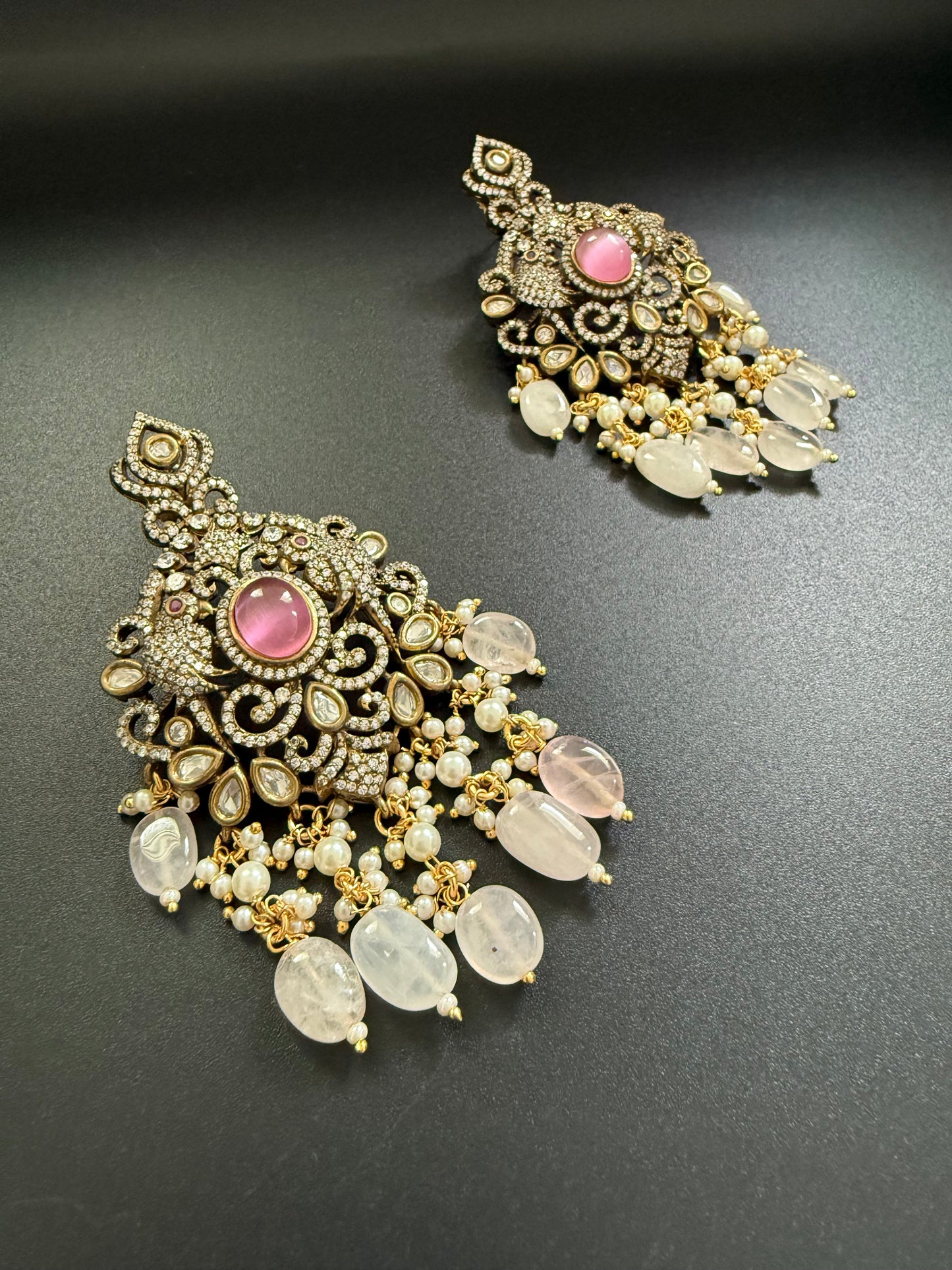 Blush Kundan Necklace Set