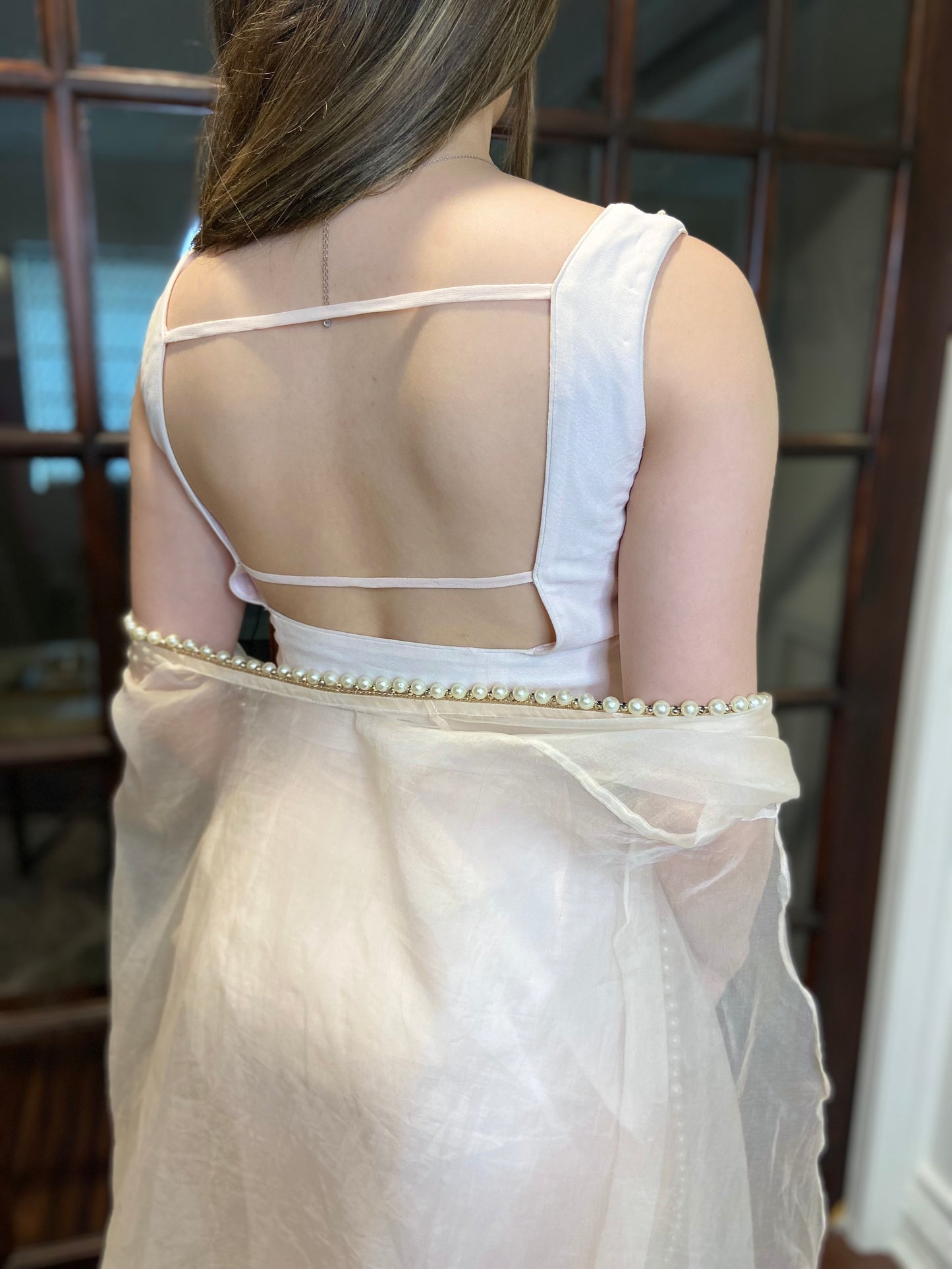 Baby Pink Cape Ensemble