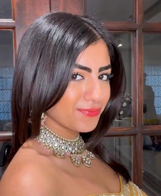 Pink Victorian Necklace Set