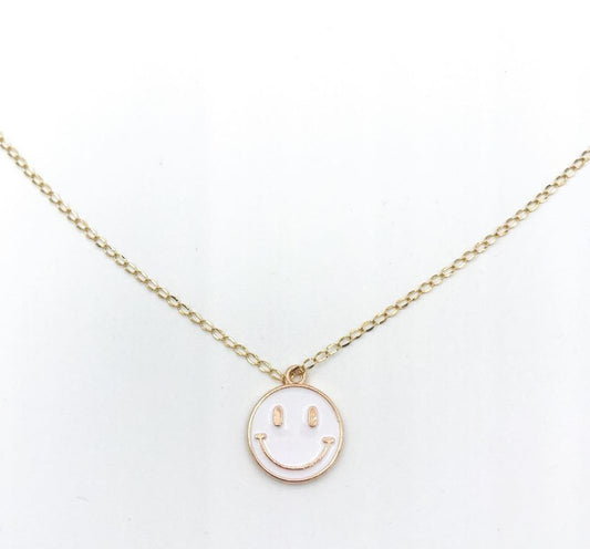 smiley face necklace jewelry fashion trendy