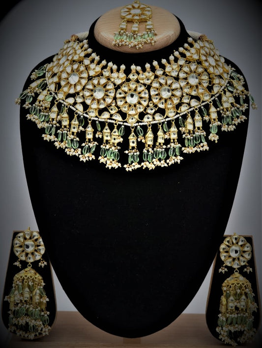 Karanphool Jhumki Choker Set - Made to Order Only