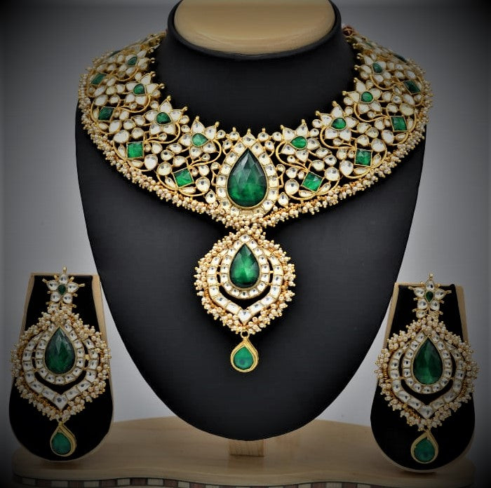 Emerald Choker Set - Made to Order Only