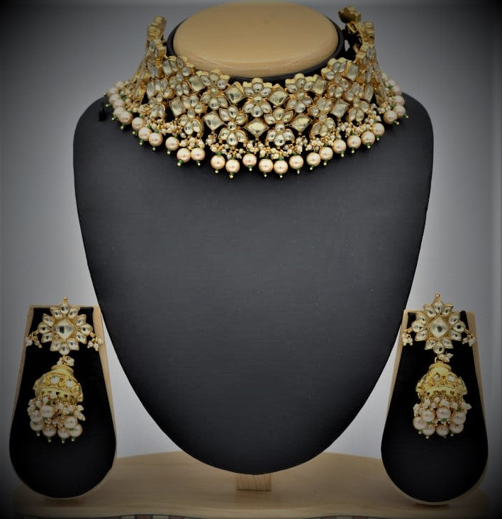 Kundan Pacchi Choker - Made to Order only