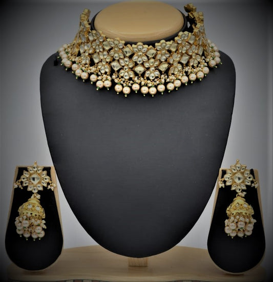 Kundan Pacchi Choker - Made to Order only