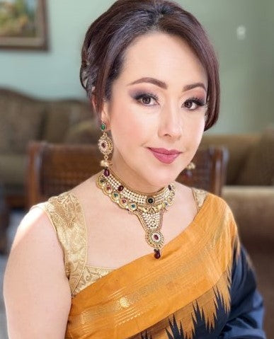 Rajwada Gold Plated Choker Set