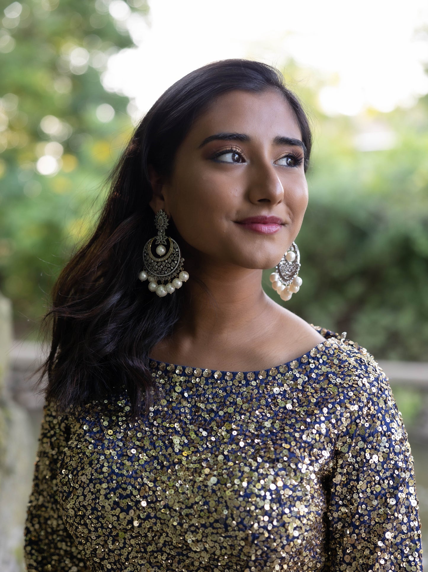 Pearly Victorian Chandbalis