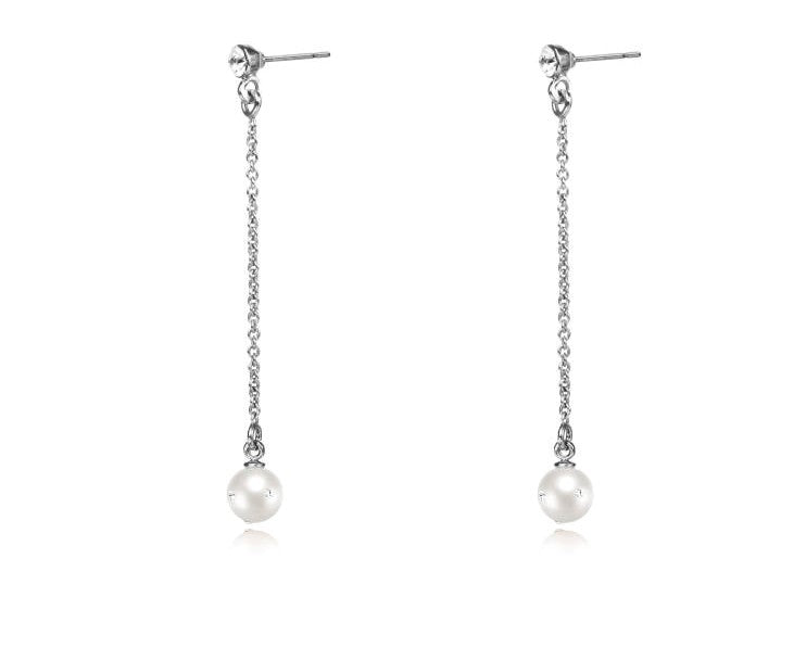 Crystal Pearl Earrings