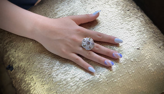 Multicolor Floral Ring