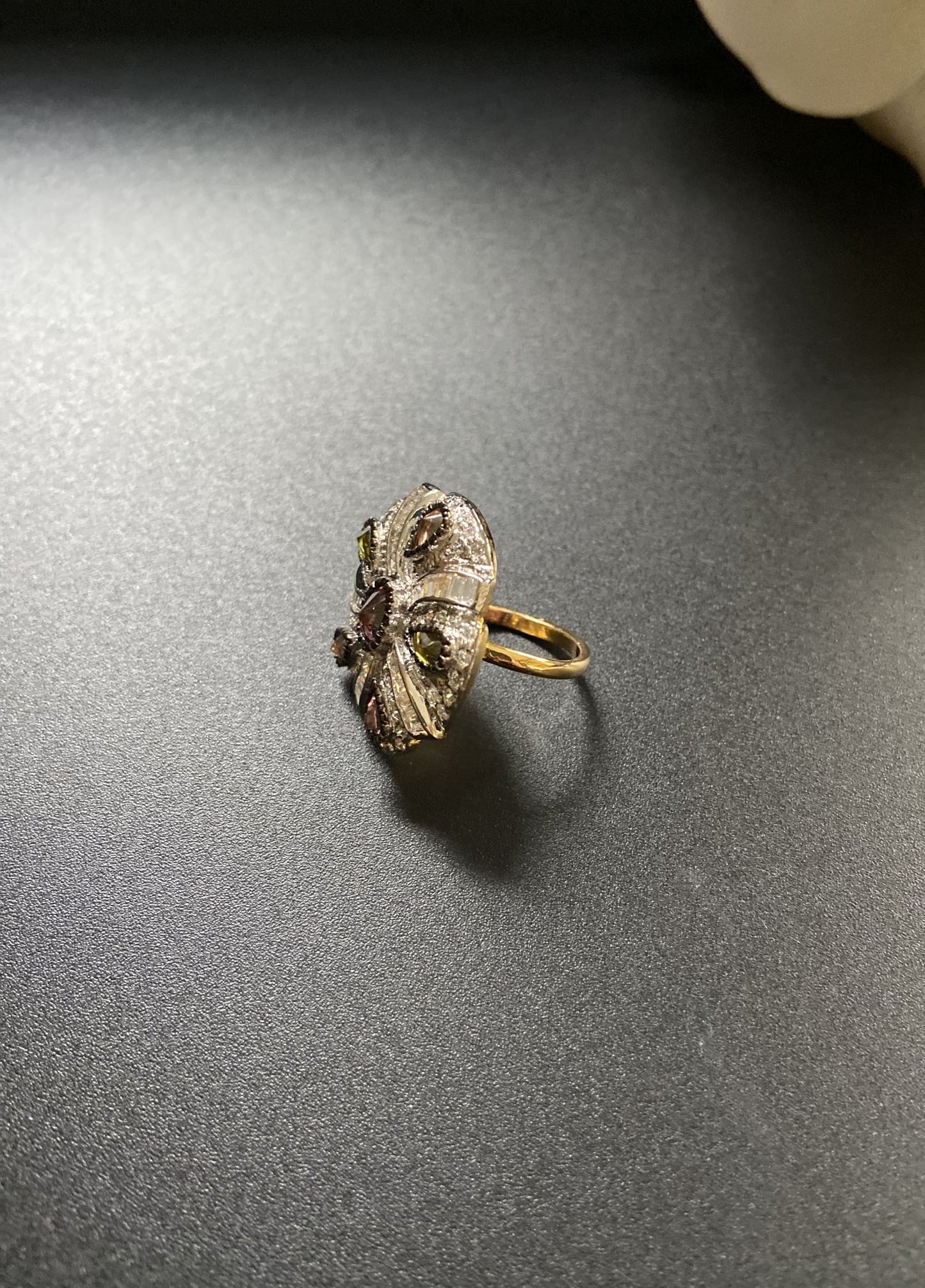 Multicolor Floral Ring