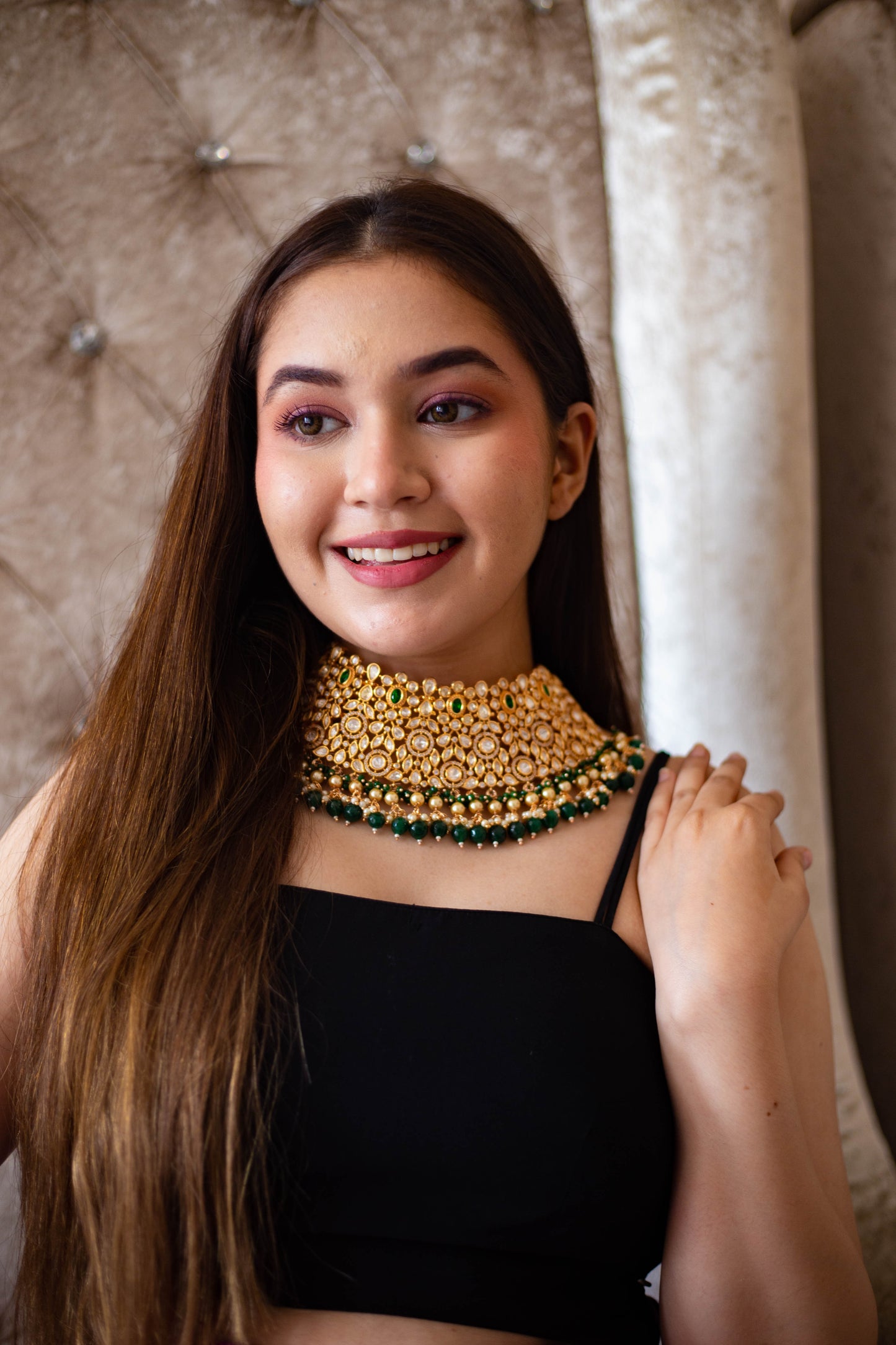 Choker Set in Kundan
