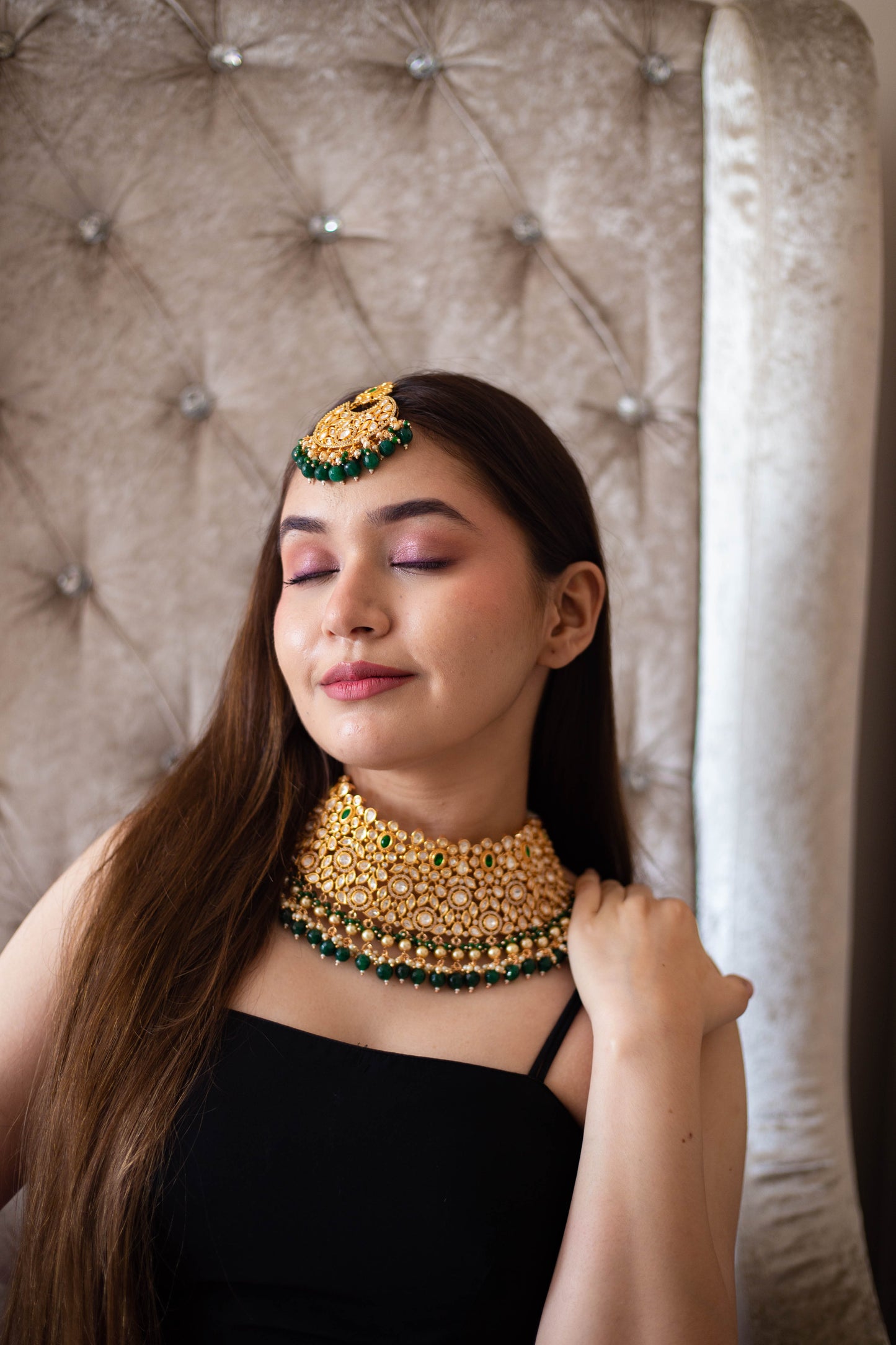 Choker Set in Kundan