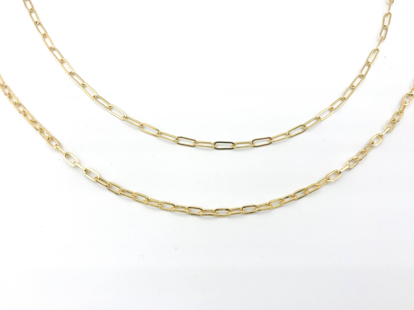 plain chain trendy jewelry paperclip chain