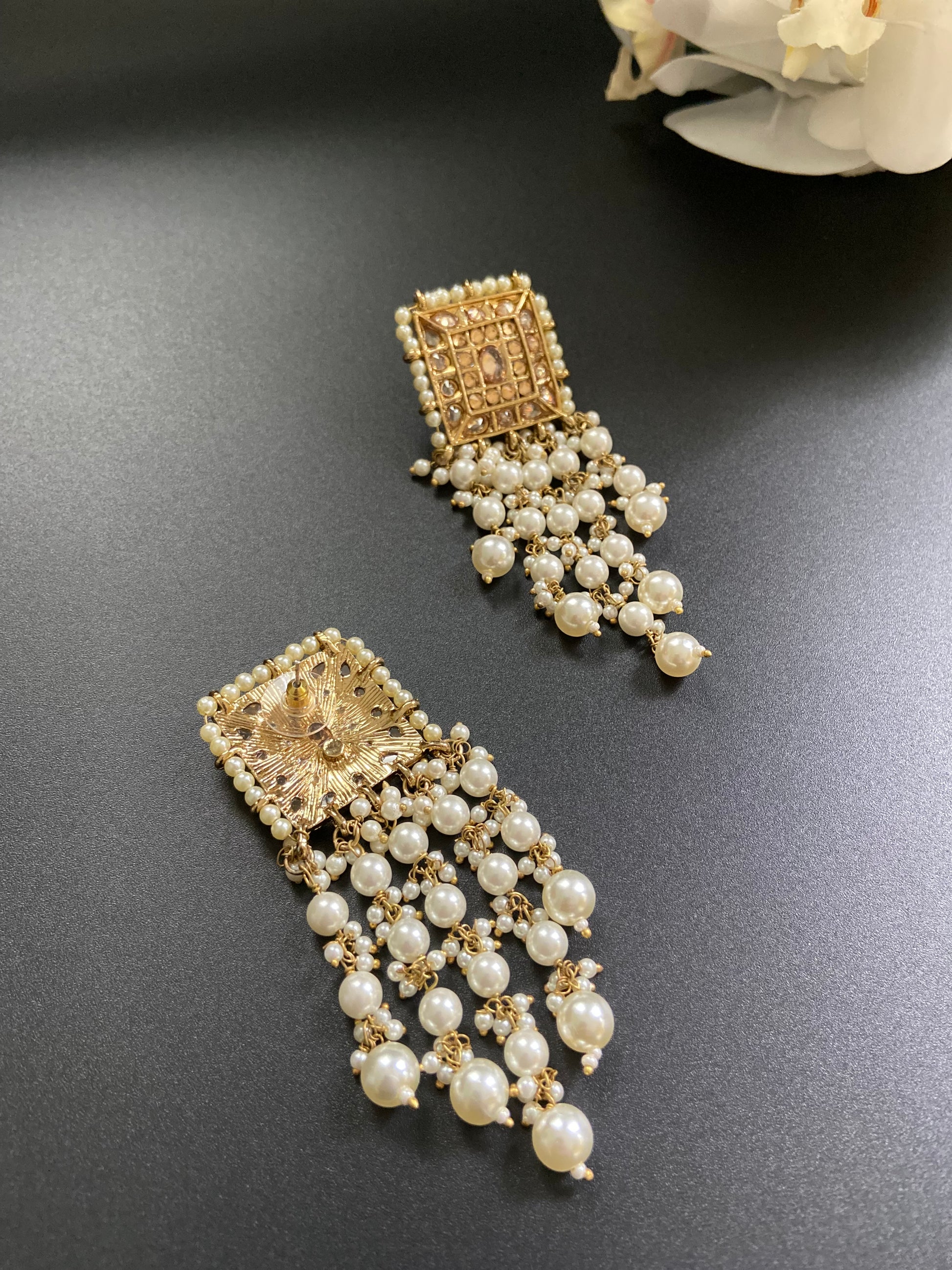 Pearl Tassel Earrings