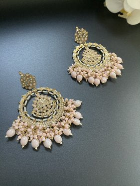 Floral Pearl Chandbalis