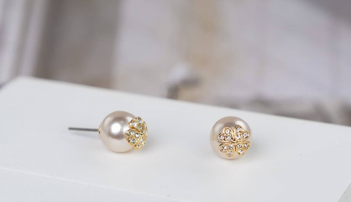 Swarovski Pearl Studs