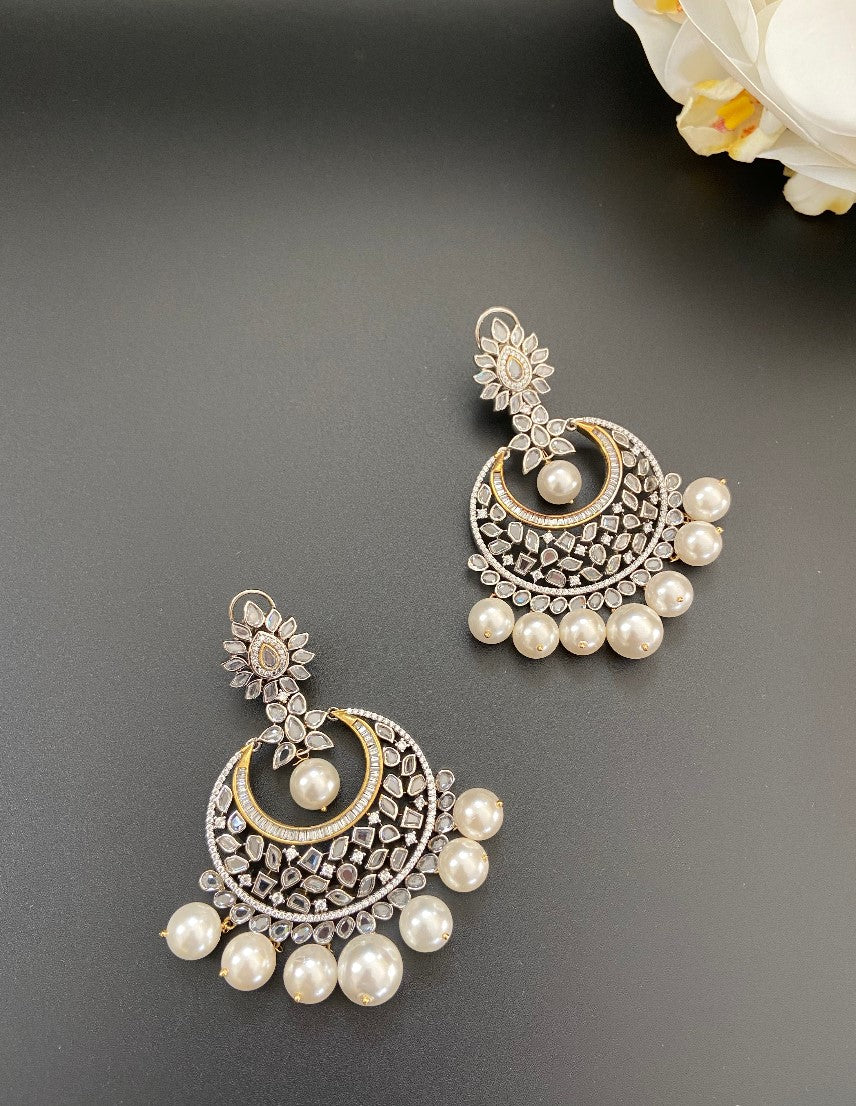 Pearly Victorian Chandbalis