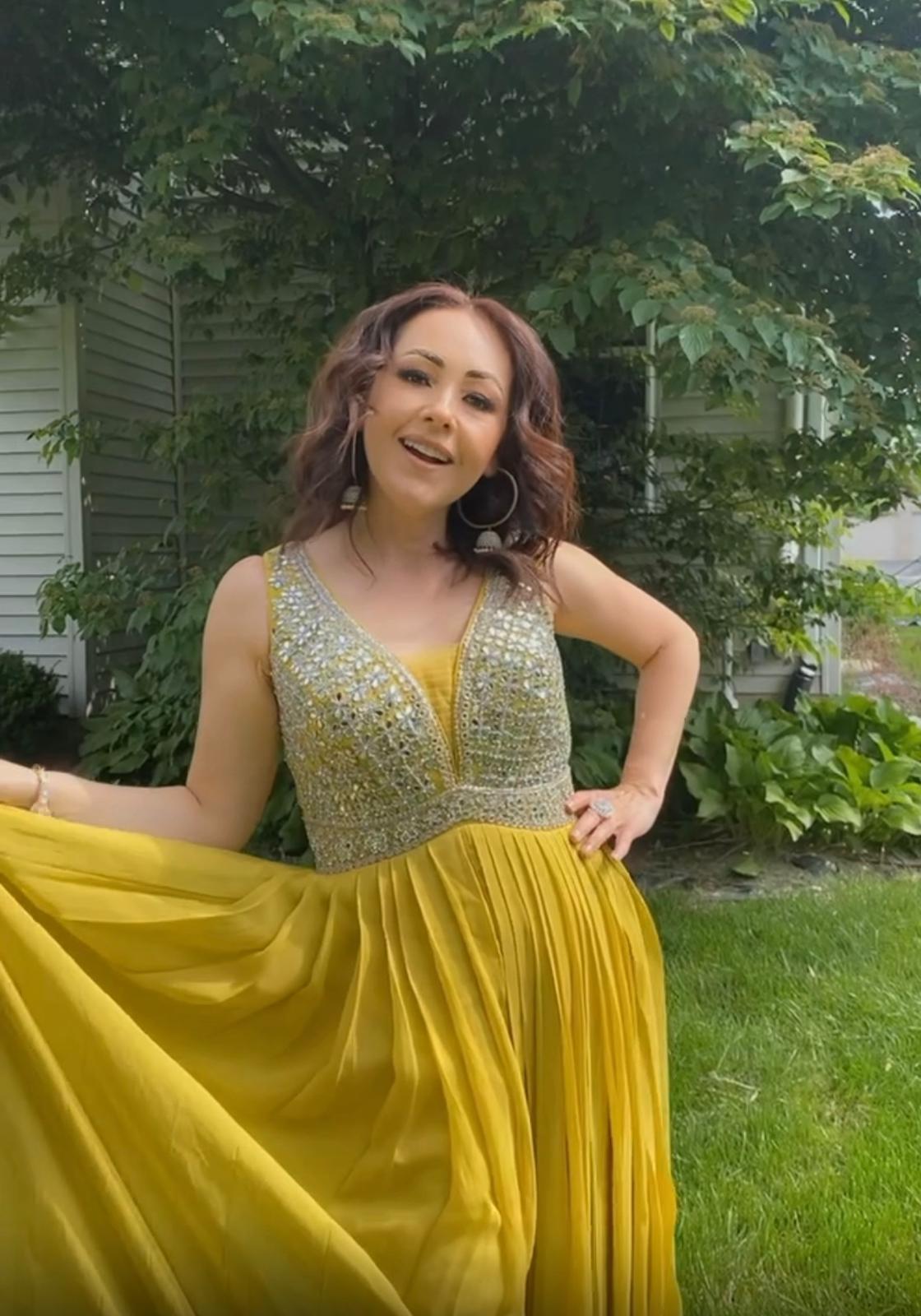 Mustard Yellow Jumpsuit by Vibgyor