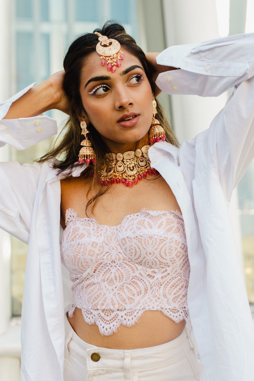 Symphony Kundan Necklace Set