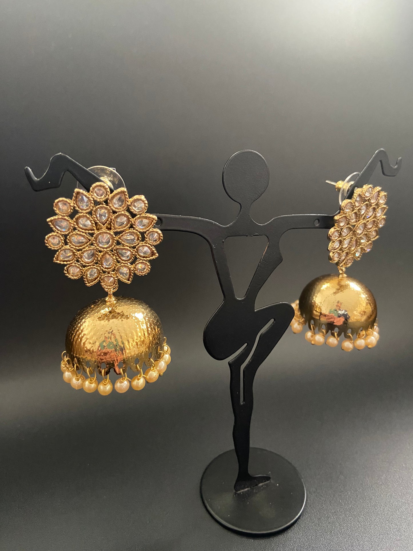 Gold Jhumkas