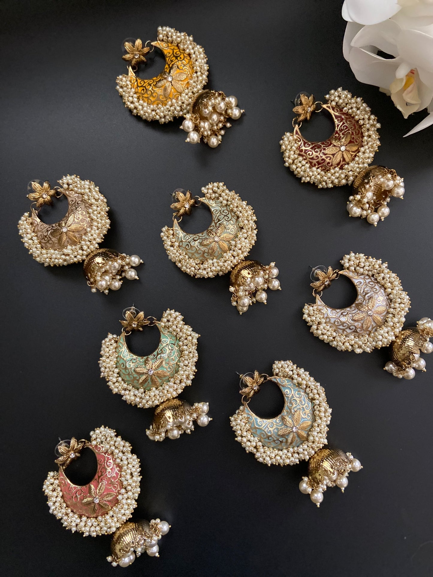 Chandbali Jhumkas