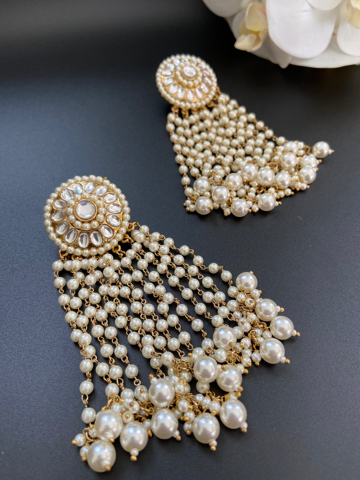 Pearl Duster Earrings
