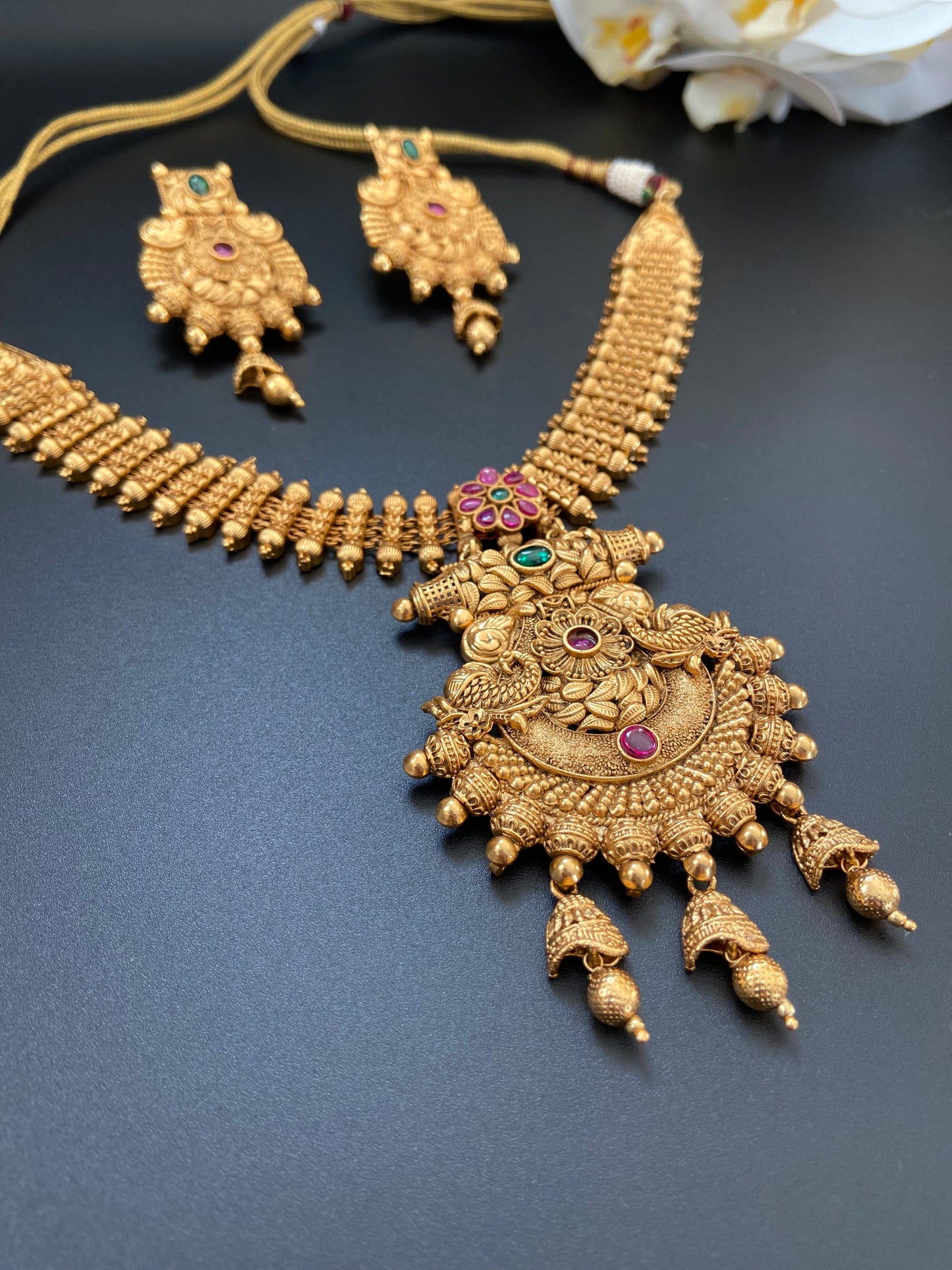 Peacock Necklace Set