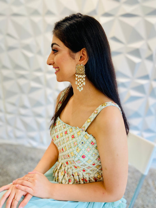 Pearl Tassels Earrings