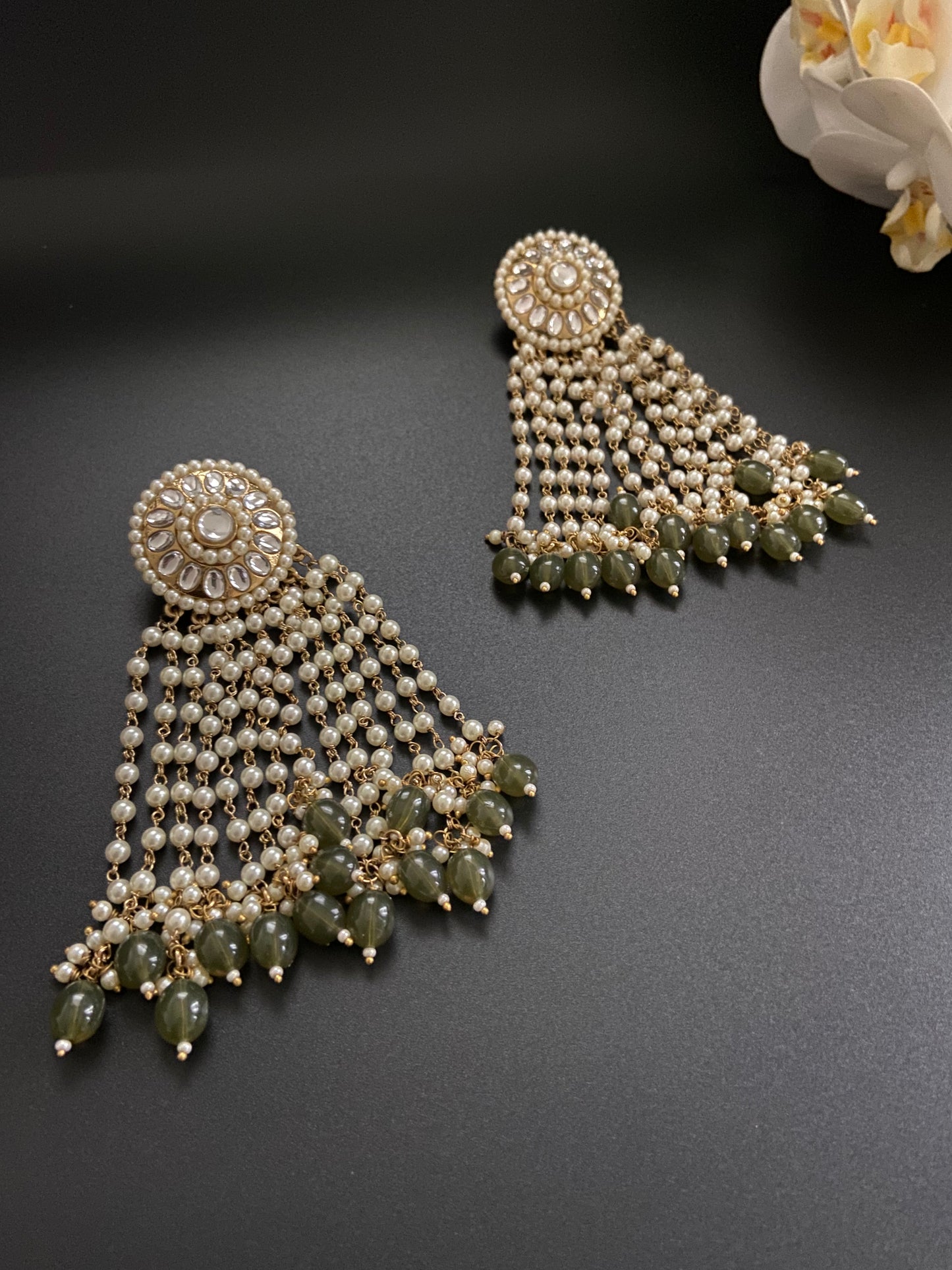 Pearl Duster Earrings
