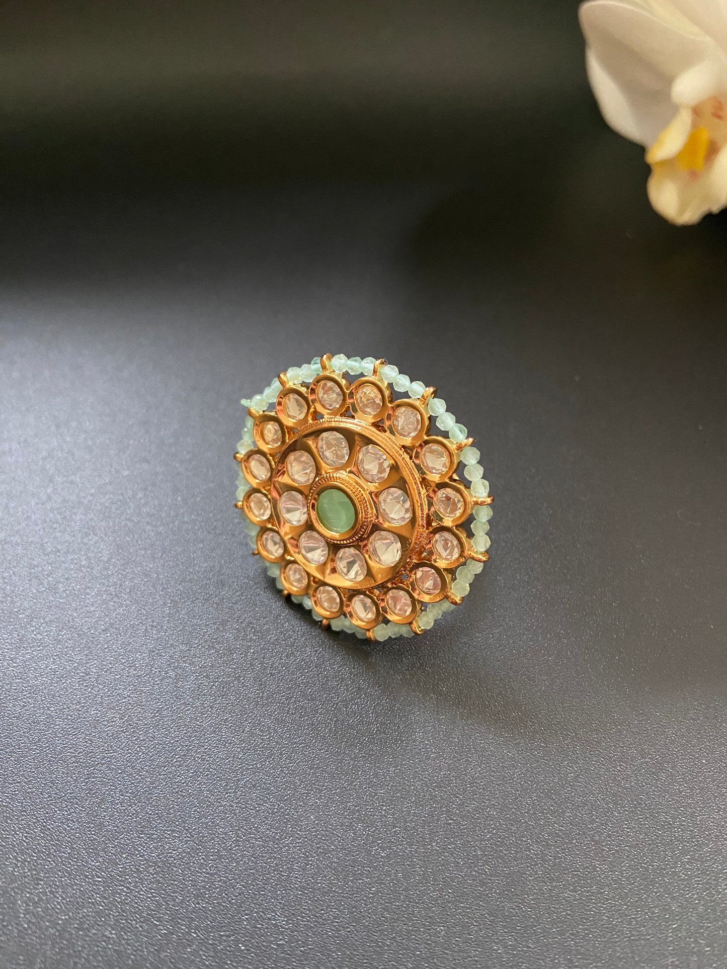 Floral Mint Ring