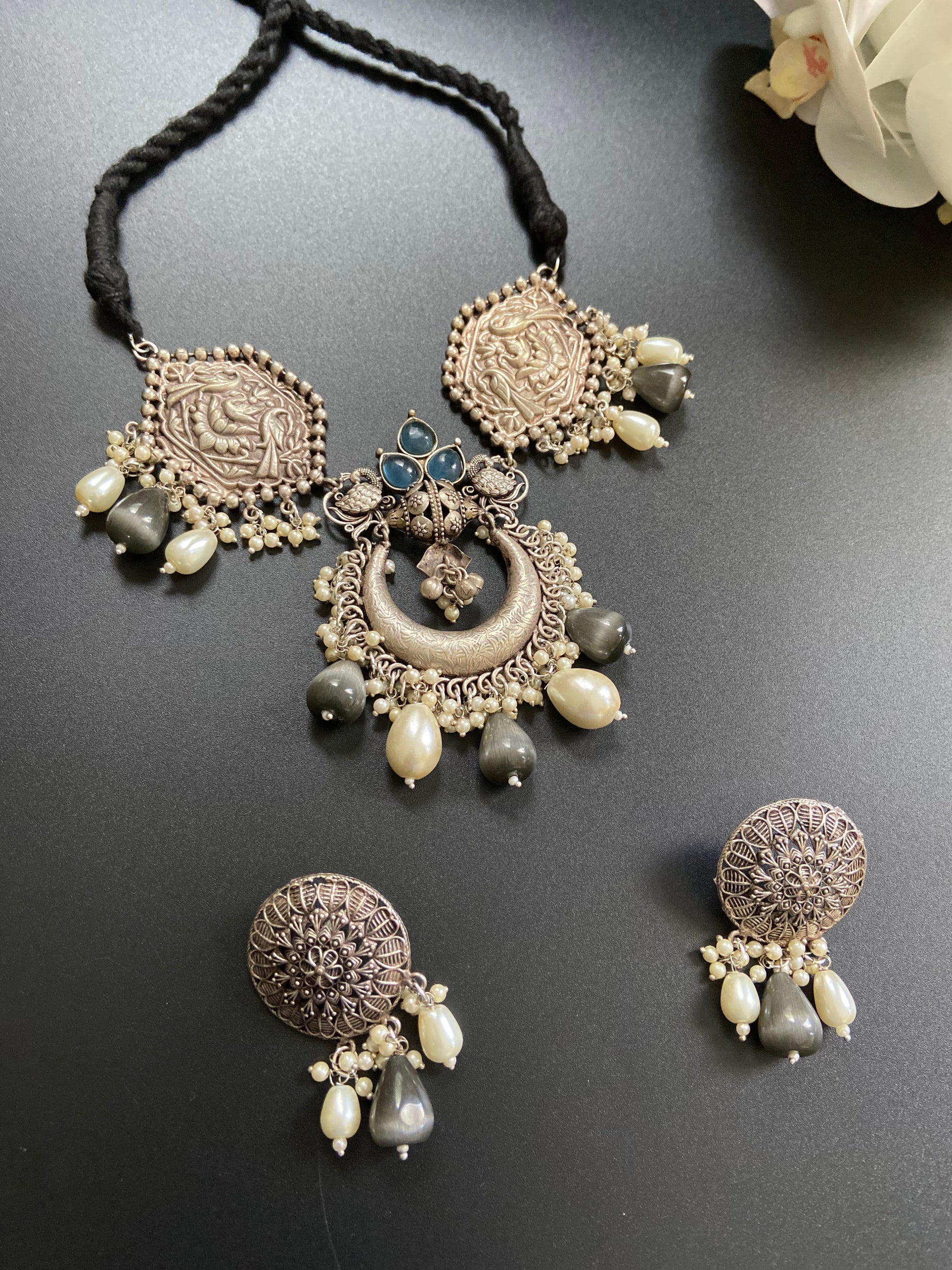 German Silver Choker Set