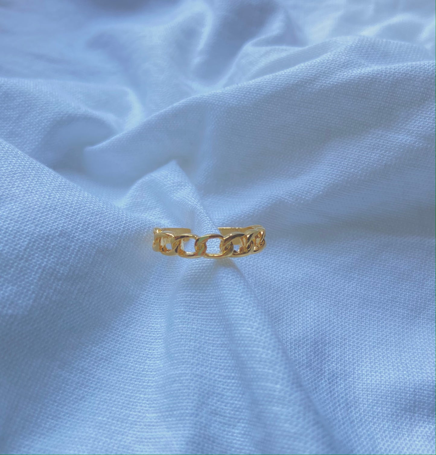 Gold Chain Ring