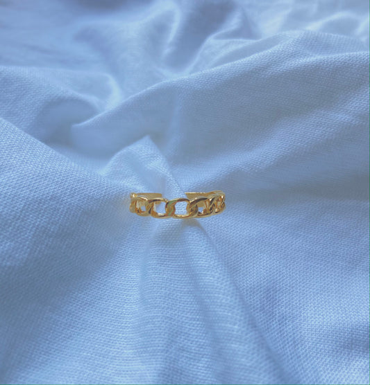Gold Chain Ring