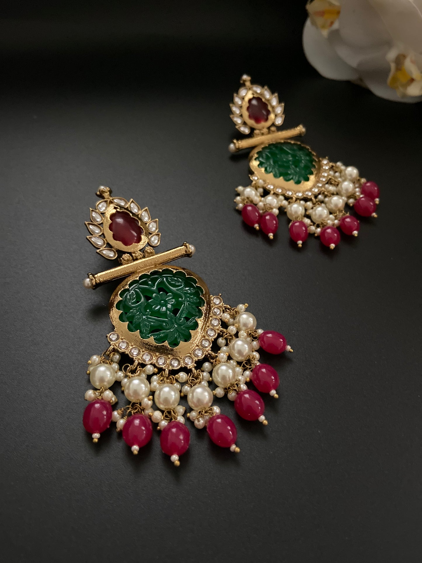 Ethnic Engraved Earrings