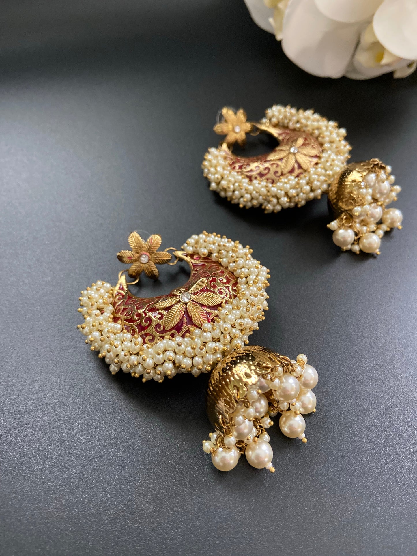 Chandbali Jhumkas