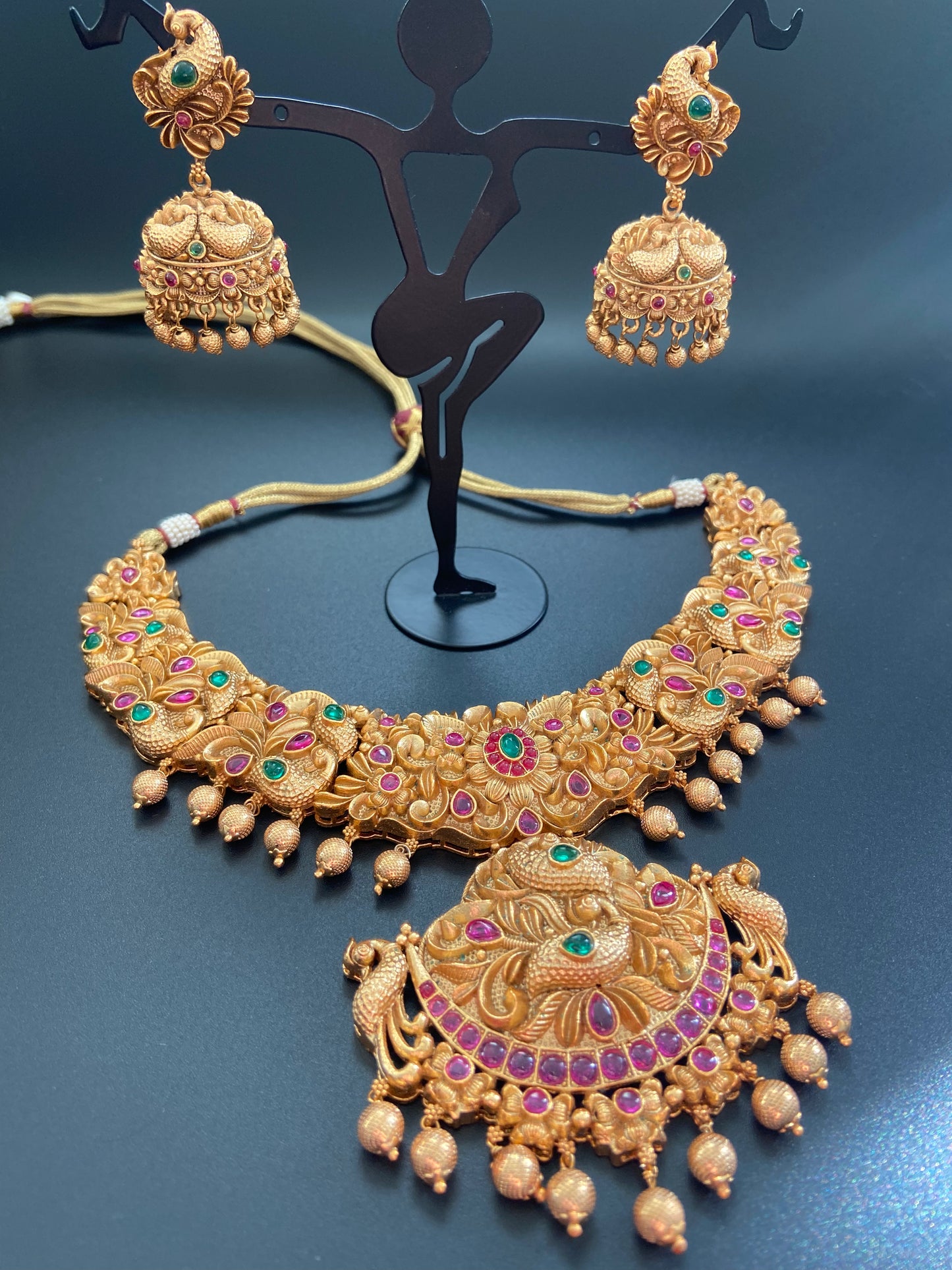 Peacock Necklace Set