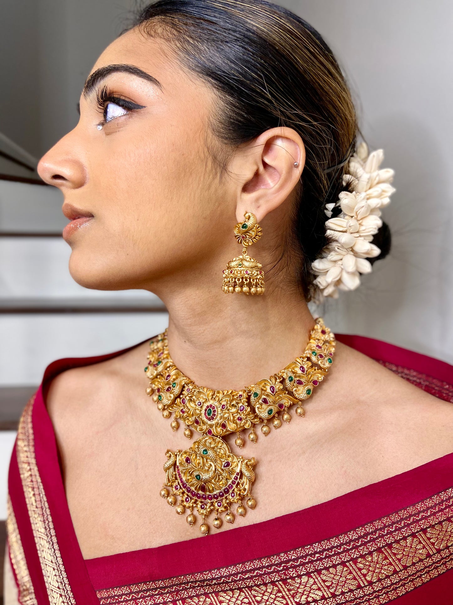 Peacock Necklace Set